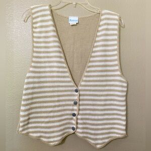 Vintage Backroad Blues Sweater Vest Medium